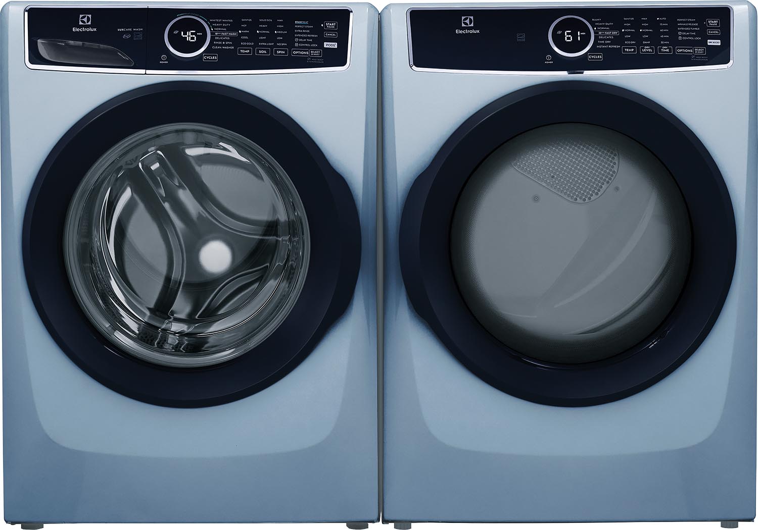 Electrolux Glacier Blue Front Load Washer (5.2 cu. ft) - ELFW7437AG