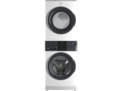 Electrolux Laundry TowerMC Laveuse à chargement frontal 5,1 pi³ et sécheuse électrique 8,0 pi³ avec LuxCare® blanc ELTE730CAW