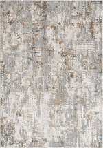 L2 Decor Emojy Area Rug 7' x 10' - Dark Grey, Cream