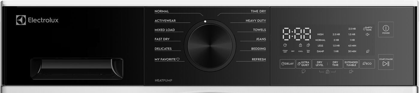 Electrolux White 24" Compact Heat Pump Dryer (4.4 Cu. Ft.) - ELFE433CAW