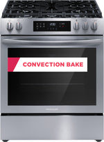 Frigidaire Stainless Steel 30'' Front Control Gas Range (5.1 Cu. Ft) - FCFG3083AS
