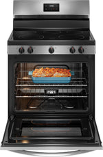 Frigidaire Stainless Steel 30" Electric Range (5.3 Cu. Ft) - FCRE305CBS