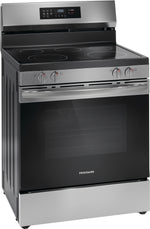 Frigidaire Stainless Steel 30" Freestanding Electric Range with Air Fry (5.3 Cu. Ft.) - FCRE308CAS