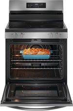 Frigidaire Stainless Steel 30" Freestanding Electric Range with Air Fry (5.3 Cu. Ft.) - FCRE308CAS