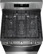 Frigidaire Stainless Steel 30" Gas Range with Quick Boil and Even Baking Technology (5.1 Cu. Ft) - FCRG3062AS