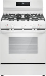 Frigidaire White 30" Gas Range with Quick Boil and Even Baking Technology (5.1 Cu. Ft) - FCRG3062AW