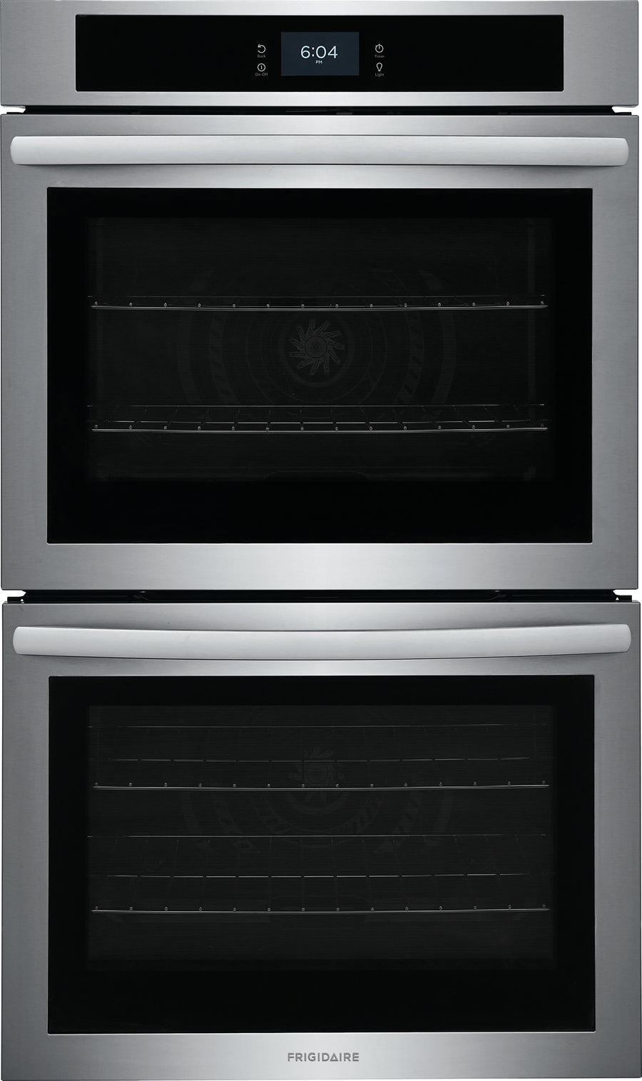 Frigidaire Stainless Steel 30" Double Wall Oven with Fan Convection (10.6 Cu. Ft) - FCWD3027AS