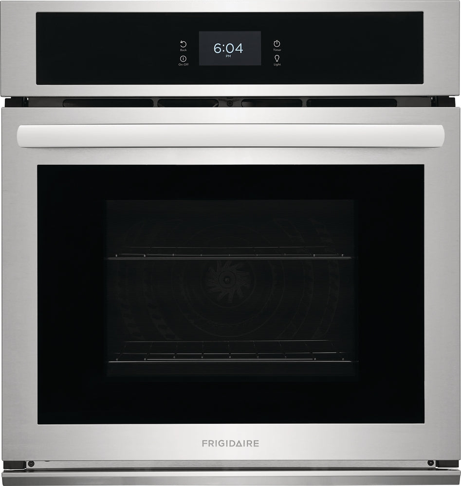 Frigidaire Stainless Steel 27" Single Electric Wall Oven with Fan Convection (3.8 Cu.Ft.) - FCWS2727AS