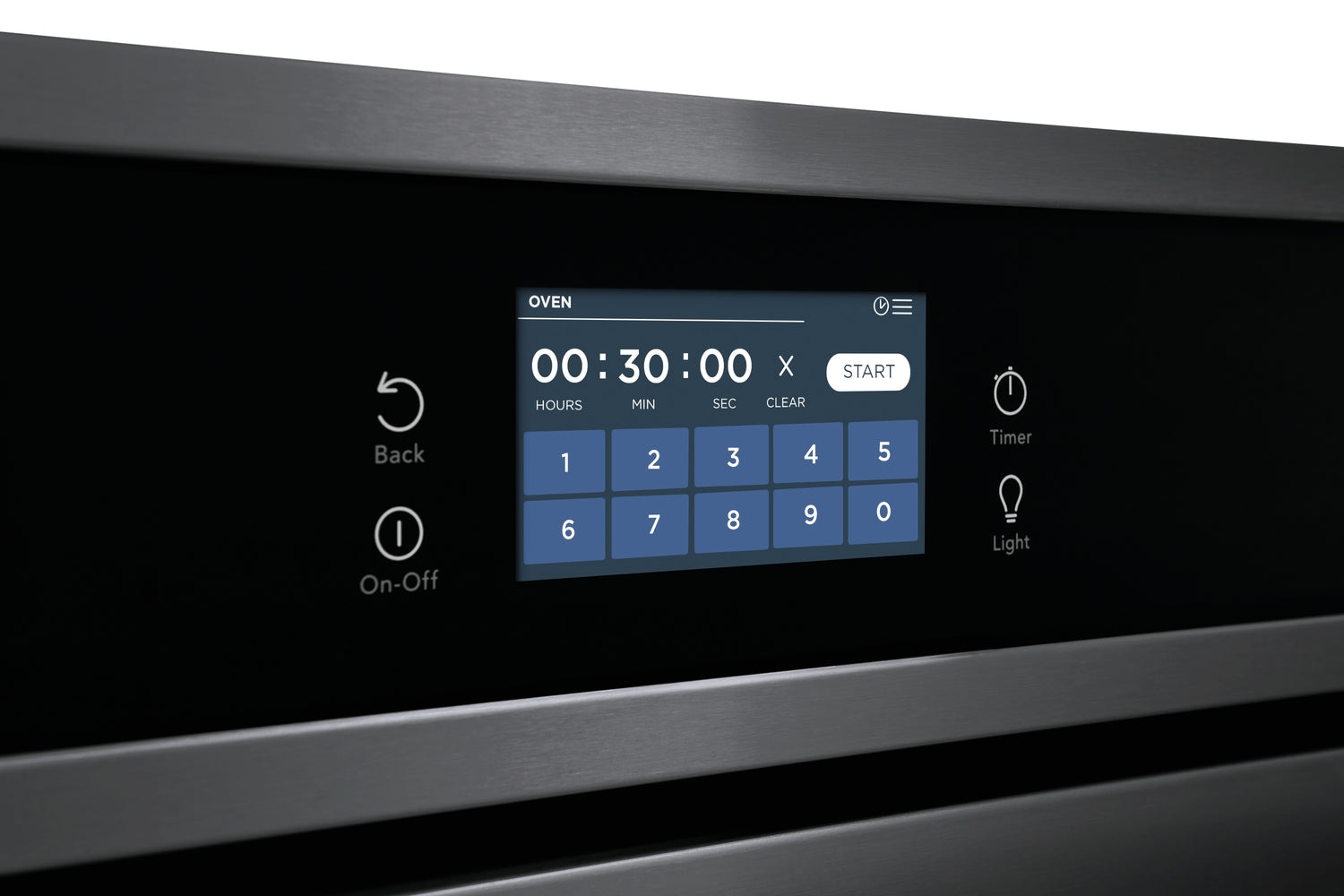 Frigidaire Black Stainless Steel 30" Single Wall Oven with Fan Convection (5.3 Cu. Ft) - FCWS3027AD