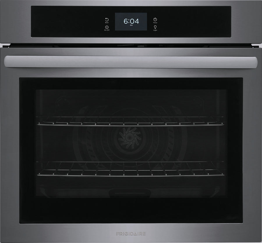Frigidaire Black Stainless Steel 30" Single Wall Oven with Fan Convection (5.3 Cu. Ft) - FCWS3027AD