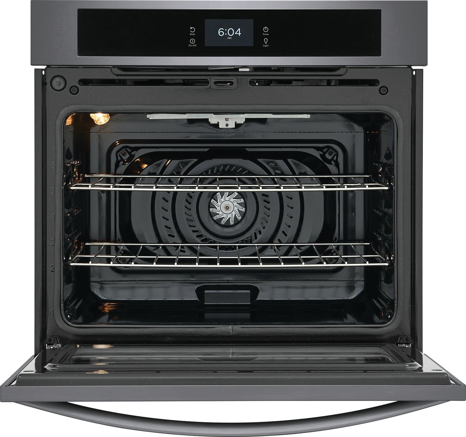 Frigidaire Black Stainless Steel 30" Single Wall Oven with Fan Convection (5.3 Cu. Ft) - FCWS3027AD