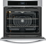 Frigidaire Stainless Steel 30" Single Wall Oven with Fan Convection (5.3 Cu. Ft) - FCWS3027AS