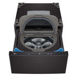 LG Black Steel 27'' LG SideKick™ Pedestal Washer (1 Cu. Ft) - WD300CB