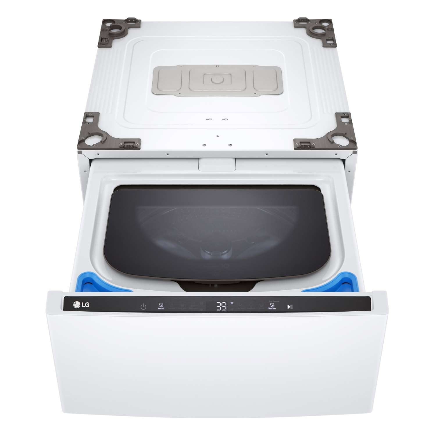 LG White 27'' LG SideKick™ Pedestal Washer (1 Cu. Ft) - WD300CW