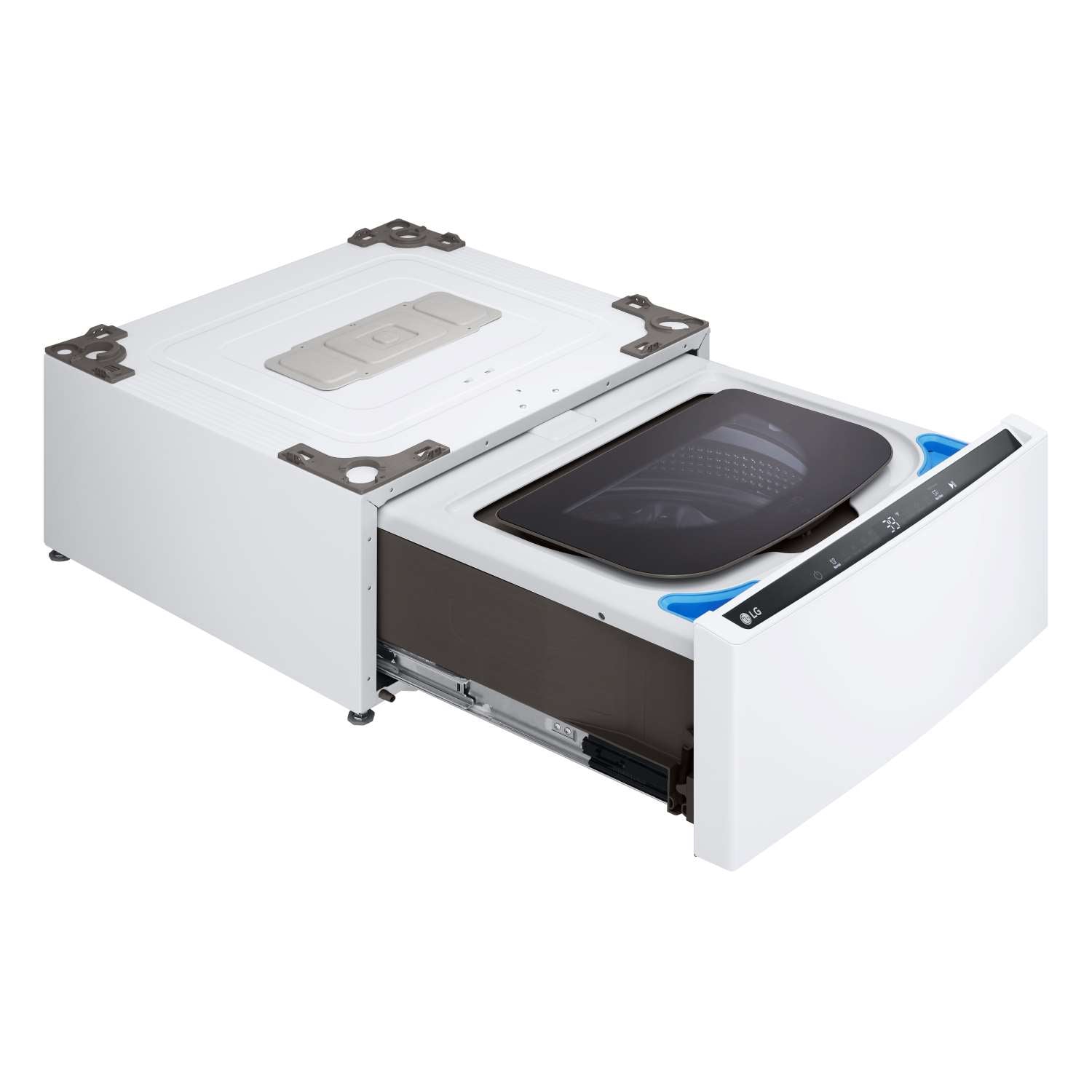 LG White 27'' LG SideKick™ Pedestal Washer (1 Cu. Ft) - WD300CW