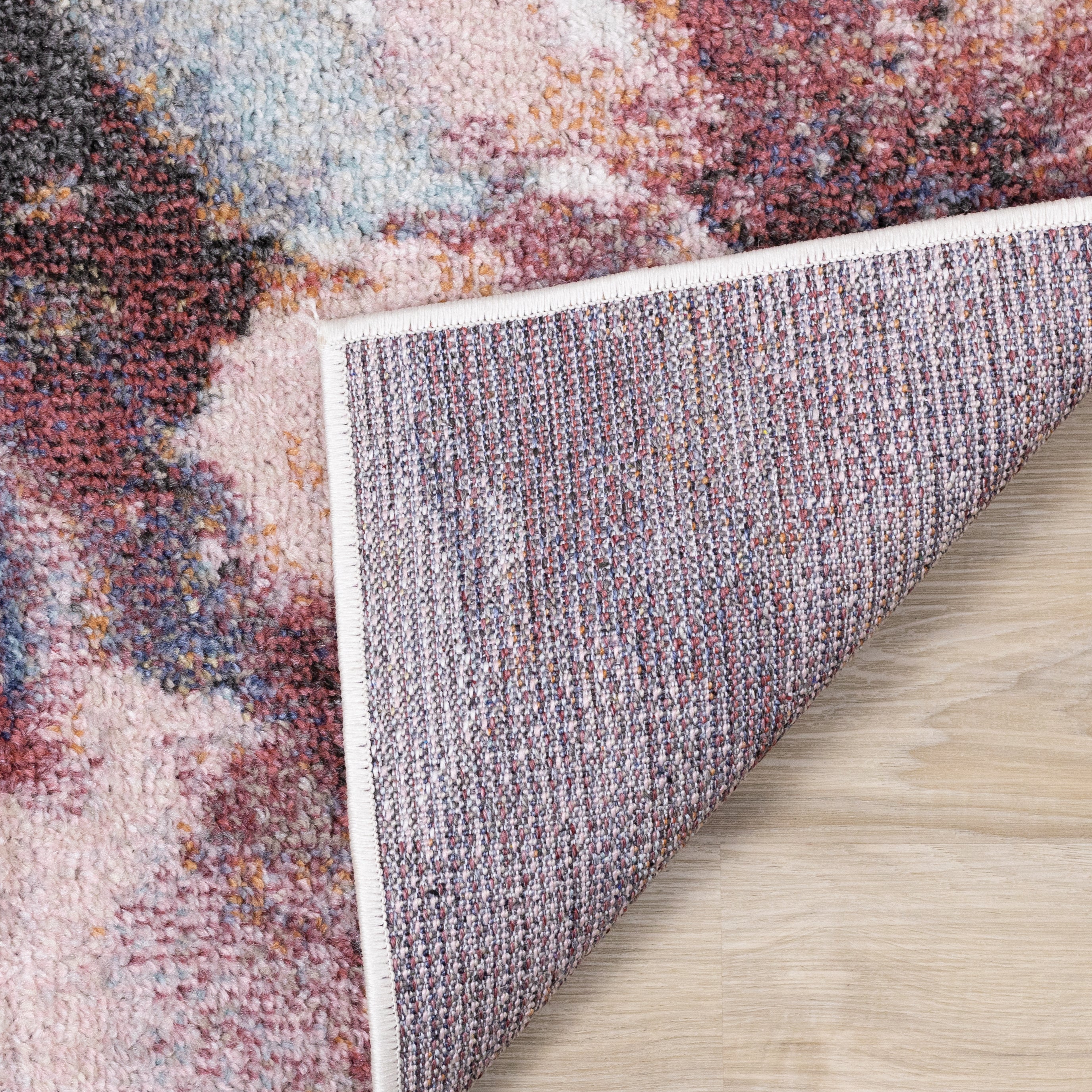 Fresco 6'7" x 9'6" Cherry Blossom Area Rug