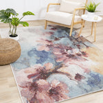 Fresco 6'7" x 9'6" Cherry Blossom Area Rug