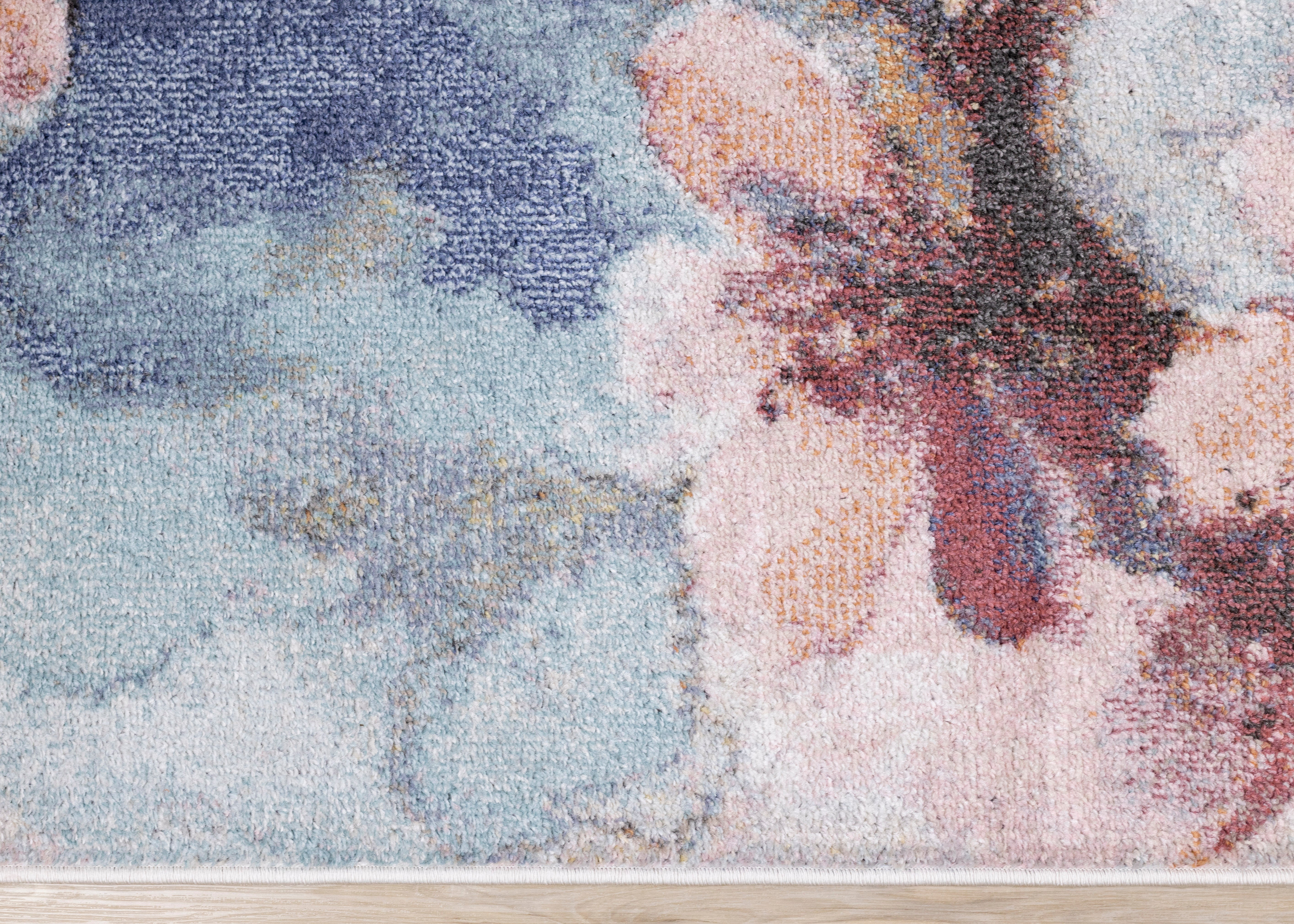 Fresco 6'7" x 9'6" Cherry Blossom Area Rug