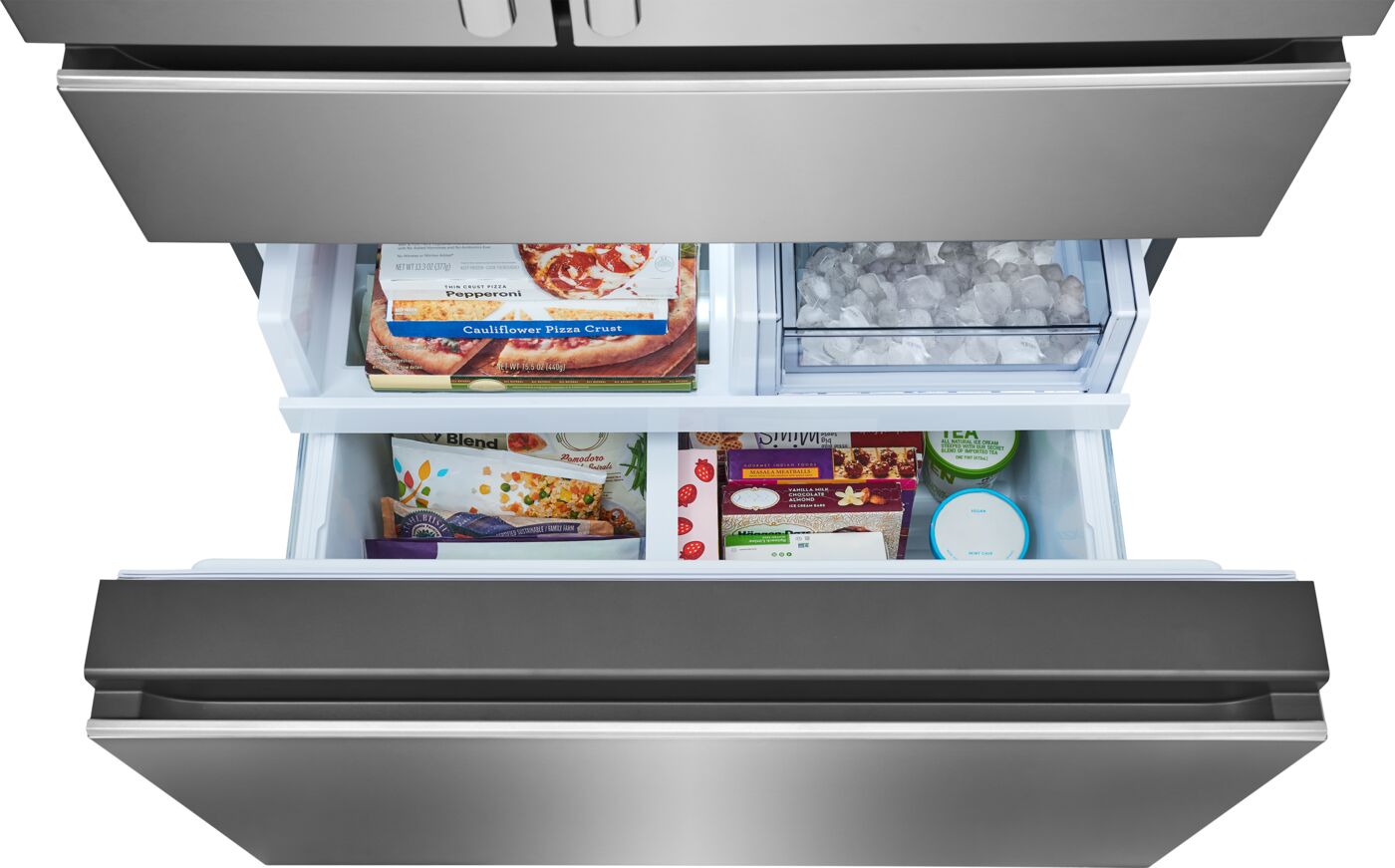 Frigidaire Professional 36" 21.4 Cu. Ft. Stainless Steel Counter-Depth 4-Door French Door Refrigerator - PRMC2290BF
