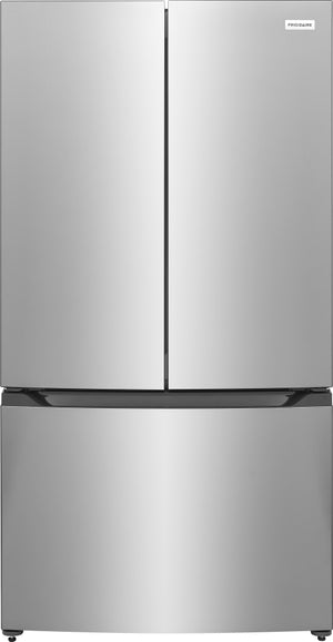 Frigidaire Réfrigérateur 19,9 pi³ de 35,3 po avec porte à 2 battants à profondeur de comptoir aspect acier inoxydable résistant aux traces de doigts FRFG2011AV