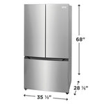 Frigidaire 35.3" 19.9 Cu. Ft. Fingerprint Resistant Stainless Steel Look Counter-Depth French Door Refrigerator - FRFG2011AV