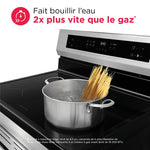 Frigidaire Cuisinière à induction 5,3 pi³ avec commande à l'arrière acier inoxydable 30 po FCRI306CAS--