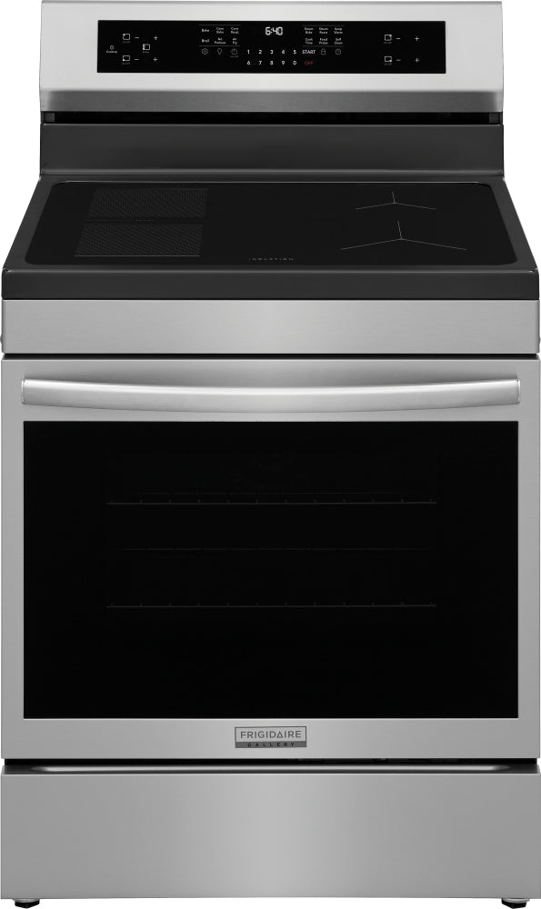Frigidaire Stainless Steel 30" Freestanding Induction Range with Air Fry (5.3 Cu. Ft.) - GCRI306CBF