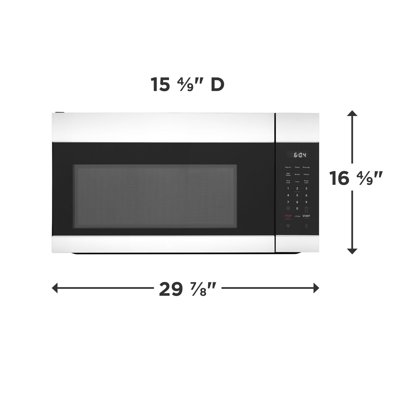 Frigidaire White Over-The-Range Microwave (1.7 Cu. Ft.) - FMOS174CBW
