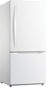Frigidaire 30" 18.7 Cu. Ft. White Standard-Depth Bottom Freezer Refrigerator - FRBE1925AW