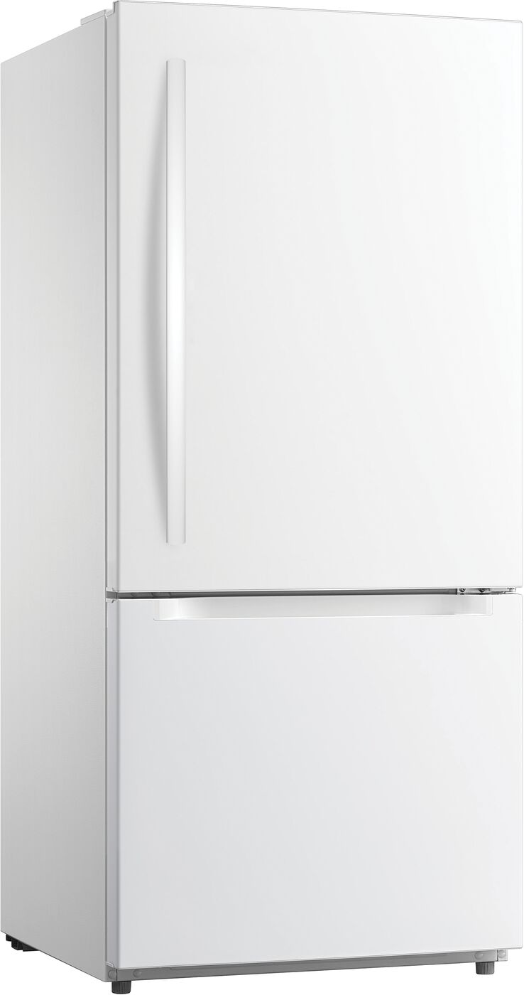 Frigidaire 30" 18.7 Cu. Ft. White Standard-Depth Bottom Freezer Refrigerator - FRBE1925AW