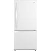 Frigidaire Réfrigérateur 18,7 pi³ de 30po avec congélateur en bas blanc – FRBE1925AW