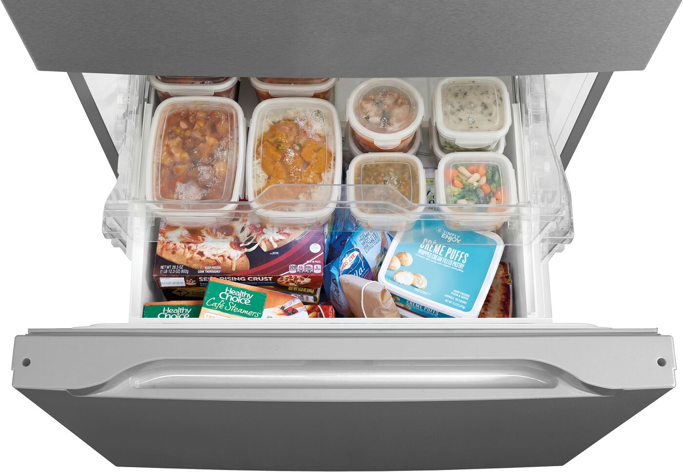 Frigidaire 30" 18.7 Cu. Ft. Stainless Steel Standard-Depth Bottom Freezer Refrigerator - FRBE1925AF