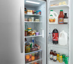 Frigidaire 36" 26.4 Cu. Ft. Stainless Steel Standard-Depth Side-by-Side Refrigerator - FRSN2610AF