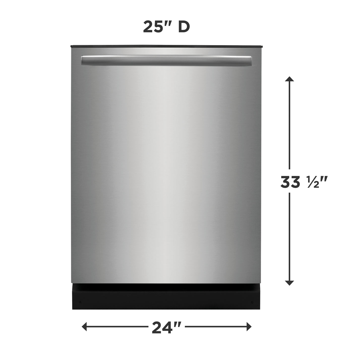 Frigidaire Gallery Stainless Steel 24" Built-In Dishwasher - GDHH4527AF
