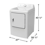 Frigidaire White Gas Dryer (7.0 Cu. Ft.) - FLVG7000AW