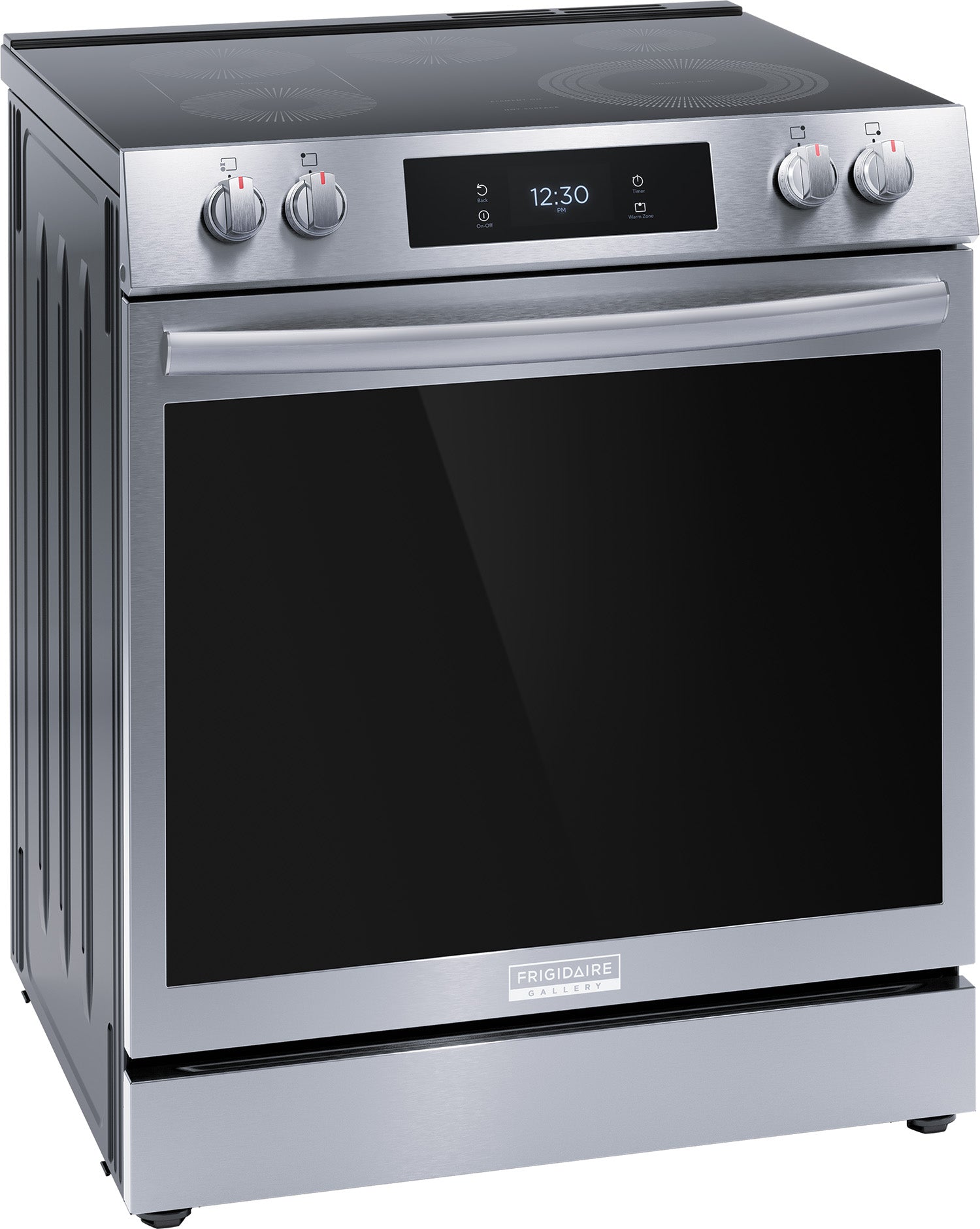 Frigidaire Gallery Smudge-Proof Stainless Steel 30" Front Control Electric Range with Total Convection (6.2 Cu. Ft) - GCFE306CBF
