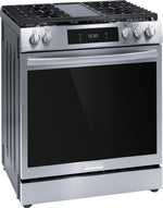 Frigidaire Gallery Stainless Steel 30" Front Control Gas Range with Total Convection (6.1 Cu. Ft) - GCFG3060BF
