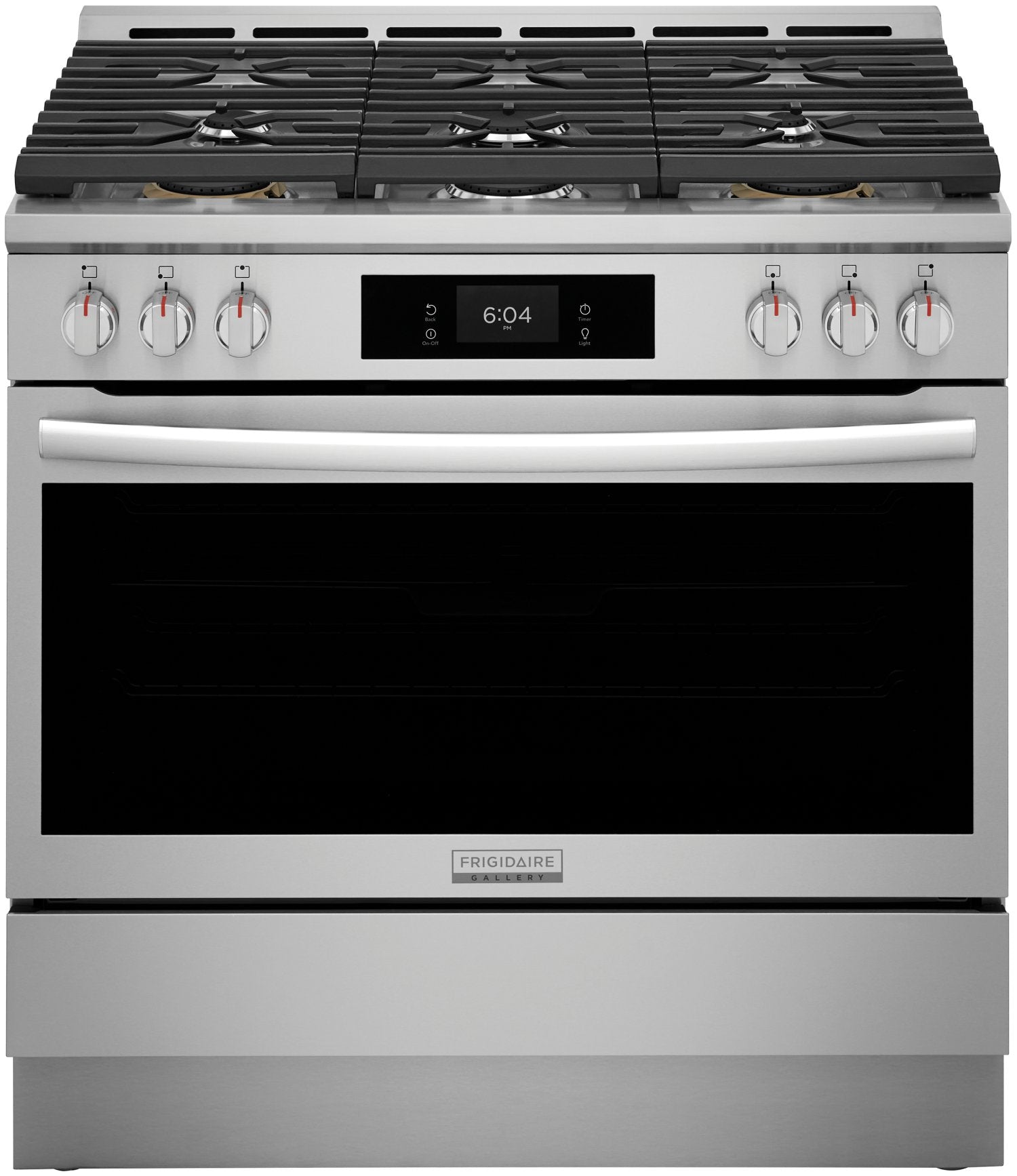Frigidaire Gallery Smudge-Proof® Stainless Steel 35.8" Gas Range with Total Convection (4.6 Cu. Ft) - GCFG3661AF