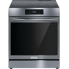 Frigidaire Gallery Cuisinière à induction 6,2 pi³ à commande frontale avec convection totale 30 po acier inoxydable noir Smudge-ProofMC GCFI306CBD