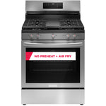 Frigidaire Gallery Smudge-Proof® Stainless Steel 30" Gas Range with Total Convection (5.1 Cu. Ft) - GCRG3060BF