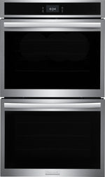 Frigidaire Gallery Smudge-Proof Stainless Steel 30" Double Wall Oven with Total Convection (10.6 Cu. Ft)- GCWD3067AF
