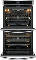 Frigidaire Gallery Smudge-Proof Stainless Steel 30" Double Wall Oven with Total Convection (10.6 Cu. Ft)- GCWD3067AF