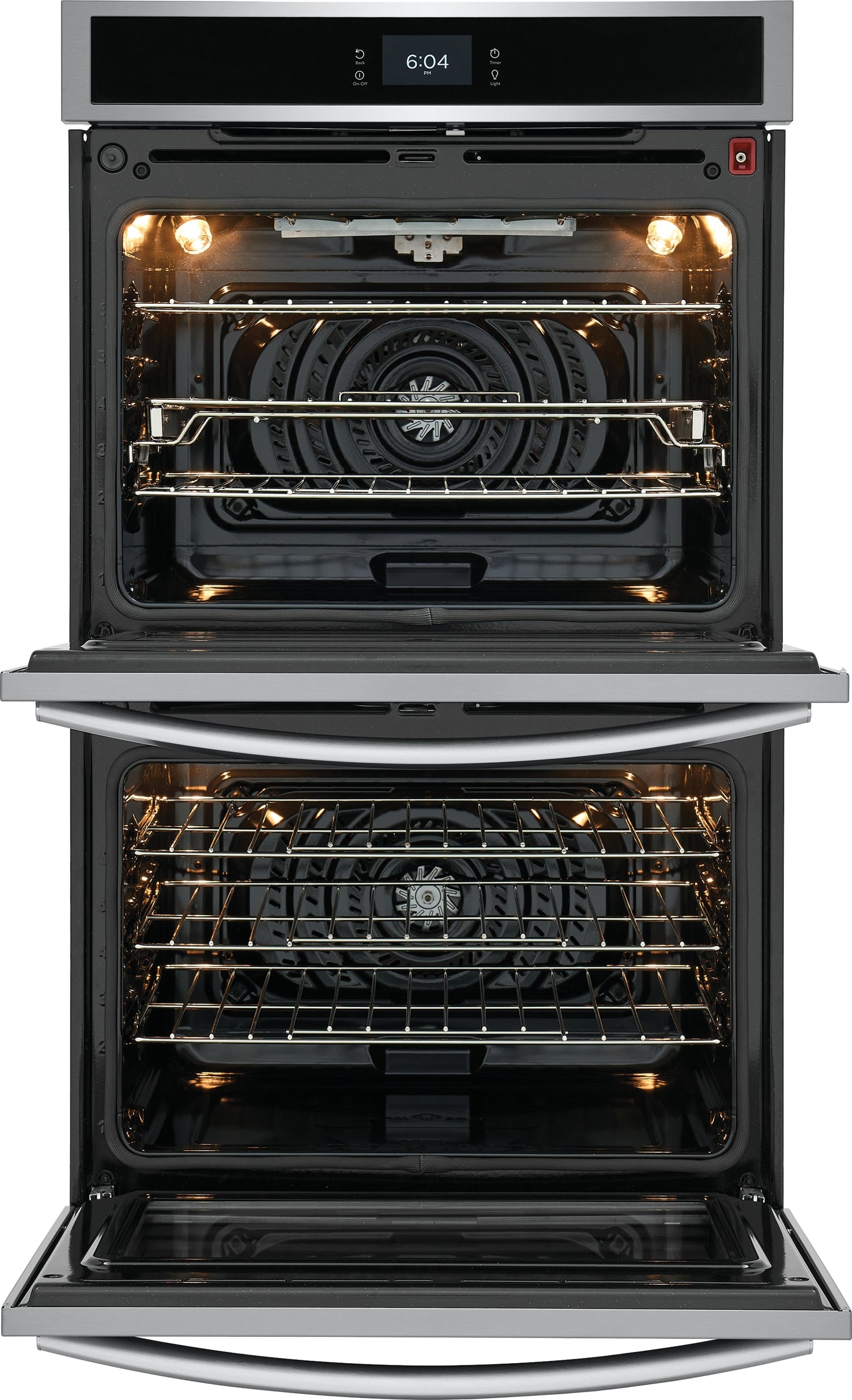 Frigidaire Gallery Smudge-Proof Stainless Steel 30" Double Wall Oven with Total Convection (10.6 Cu. Ft)- GCWD3067AF