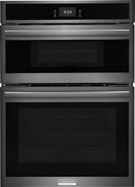 Frigidaire Gallery Smudge-Proof Black Stainless Steel 30" Wall Oven and Microwave Combination (1.7 Cu. Ft. / 5.3 Cu. Ft.) - GCWM3067AD