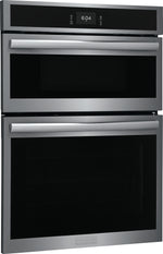 Frigidaire Gallery Smudge-Proof Stainless Steel 30" Wall Oven and Microwave Combination (1.7 Cu. Ft. / 5.3 Cu. Ft.) - GCWM3067AF