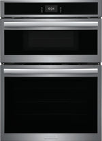 Frigidaire Gallery Smudge-Proof Stainless Steel 30" Wall Oven and Microwave Combination (1.7 Cu. Ft. / 5.3 Cu. Ft.) - GCWM3067AF