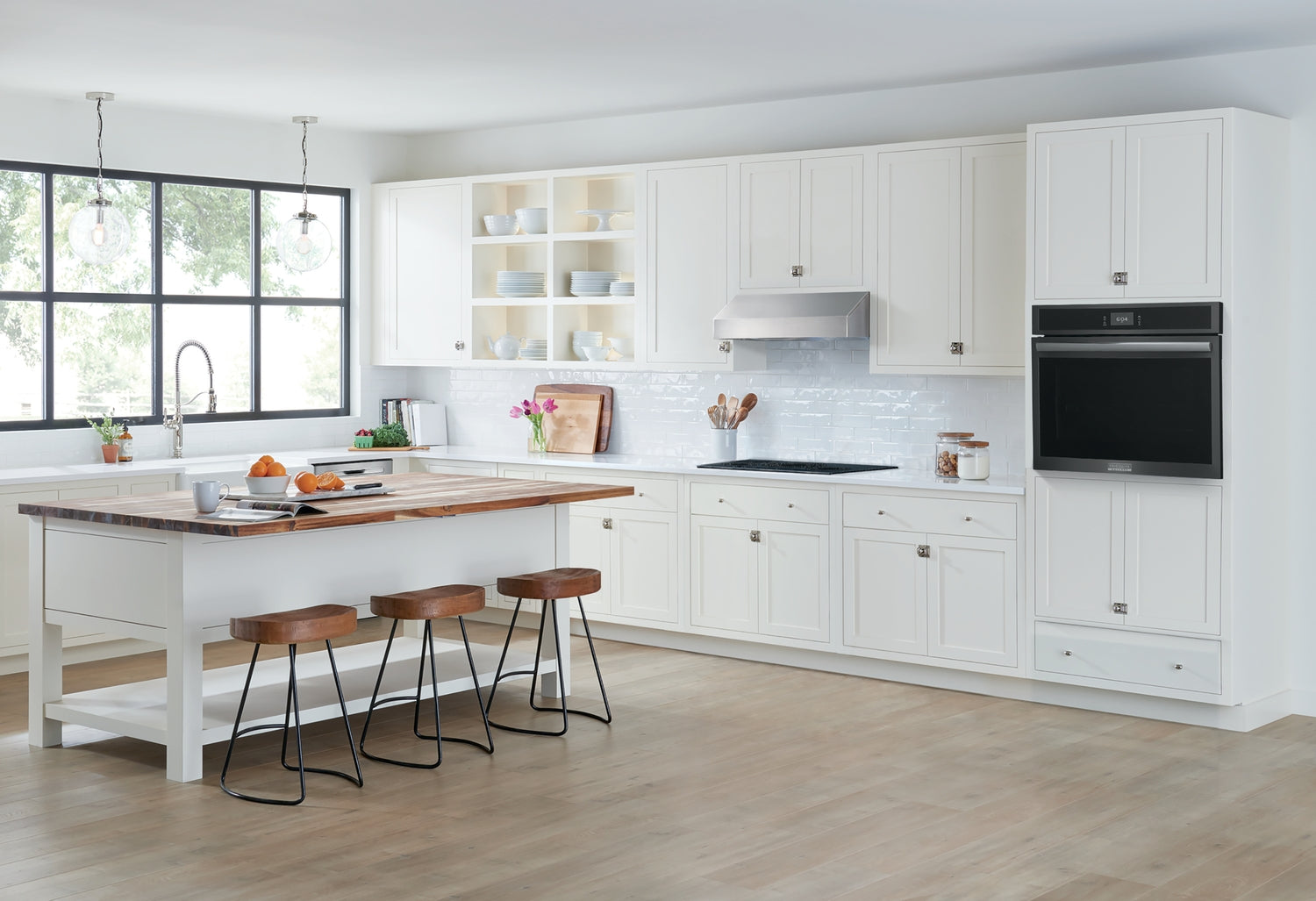 Frigidaire Gallery Smudge-Proof Black Stainless Steel 30" Single Wall Oven with Total Convection (5.3 Cu. Ft) - GCWS3067AD