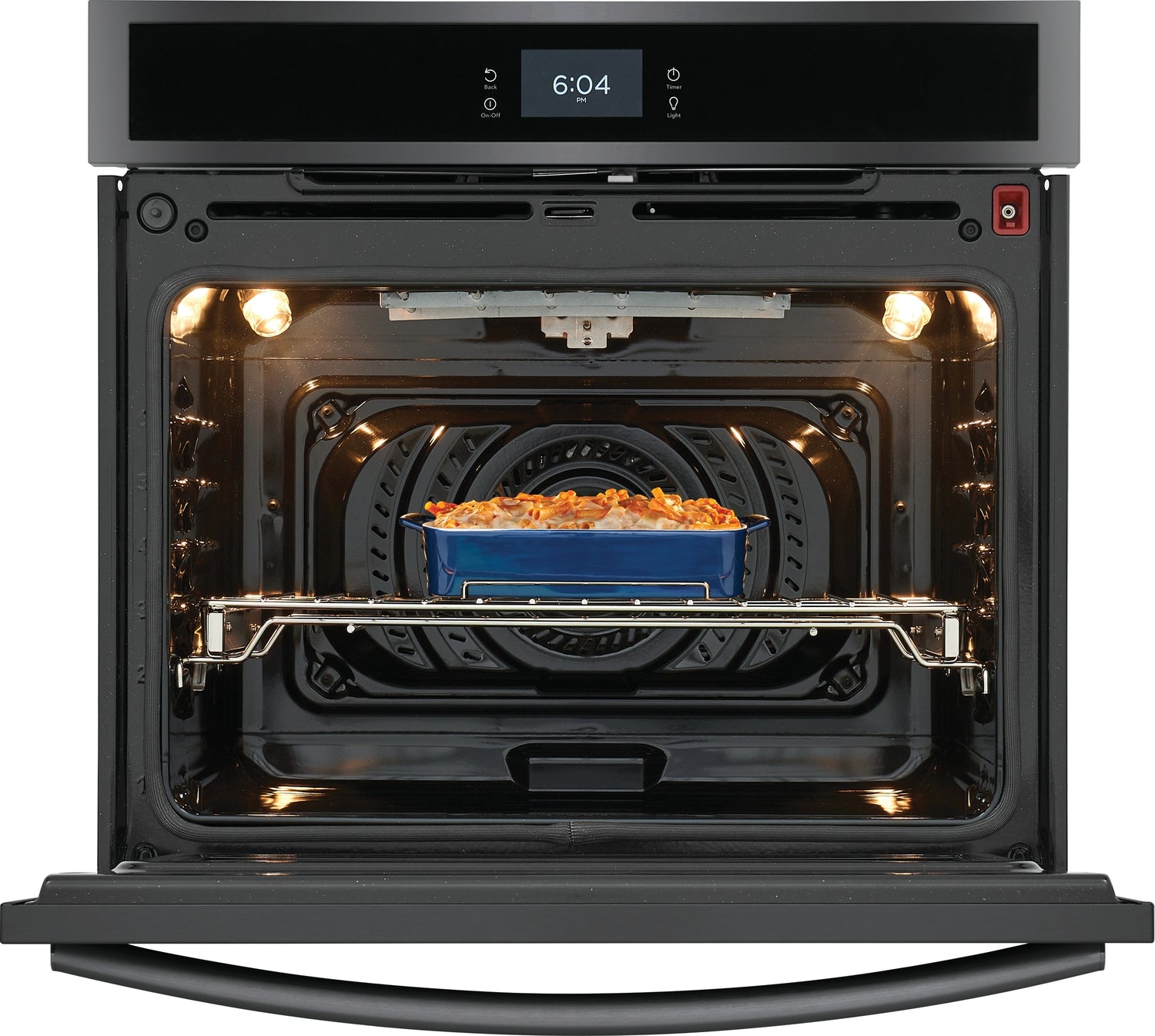 Frigidaire Gallery Smudge-Proof Black Stainless Steel 30" Single Wall Oven with Total Convection (5.3 Cu. Ft) - GCWS3067AD