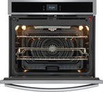 Frigidaire Gallery Smudge-Proof Stainless Steel 30" Single Wall Oven with Total Convection (5.3 Cu. Ft) - GCWS3067AF
