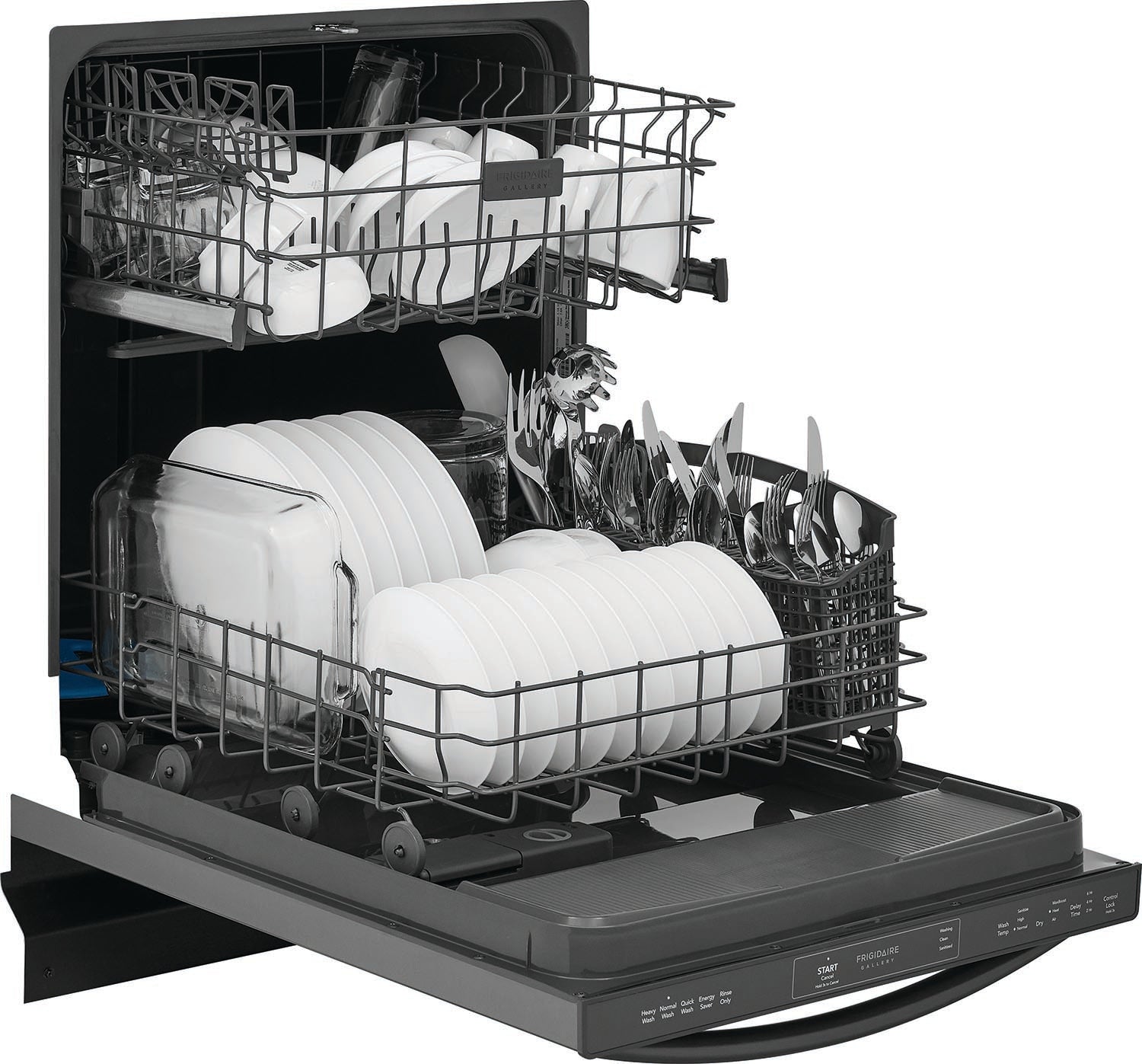 Frigidaire Gallery Smudge-Proof Black Stainless Steel 24" Built-In Dishwasher - GDPH4515AD